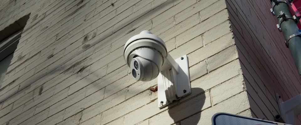 Caméra de surveillance extérieure murale